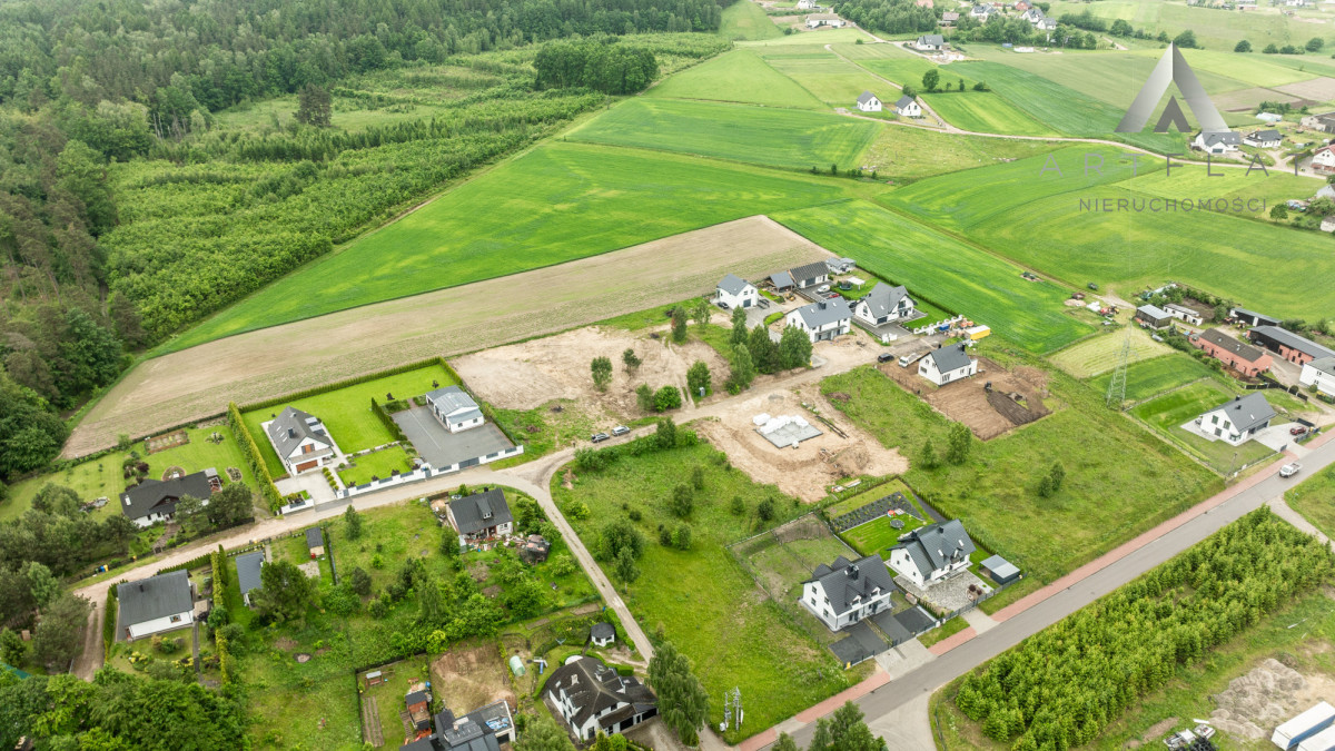 Somonino – działka blisko lasu,30 km od Trójmiasta